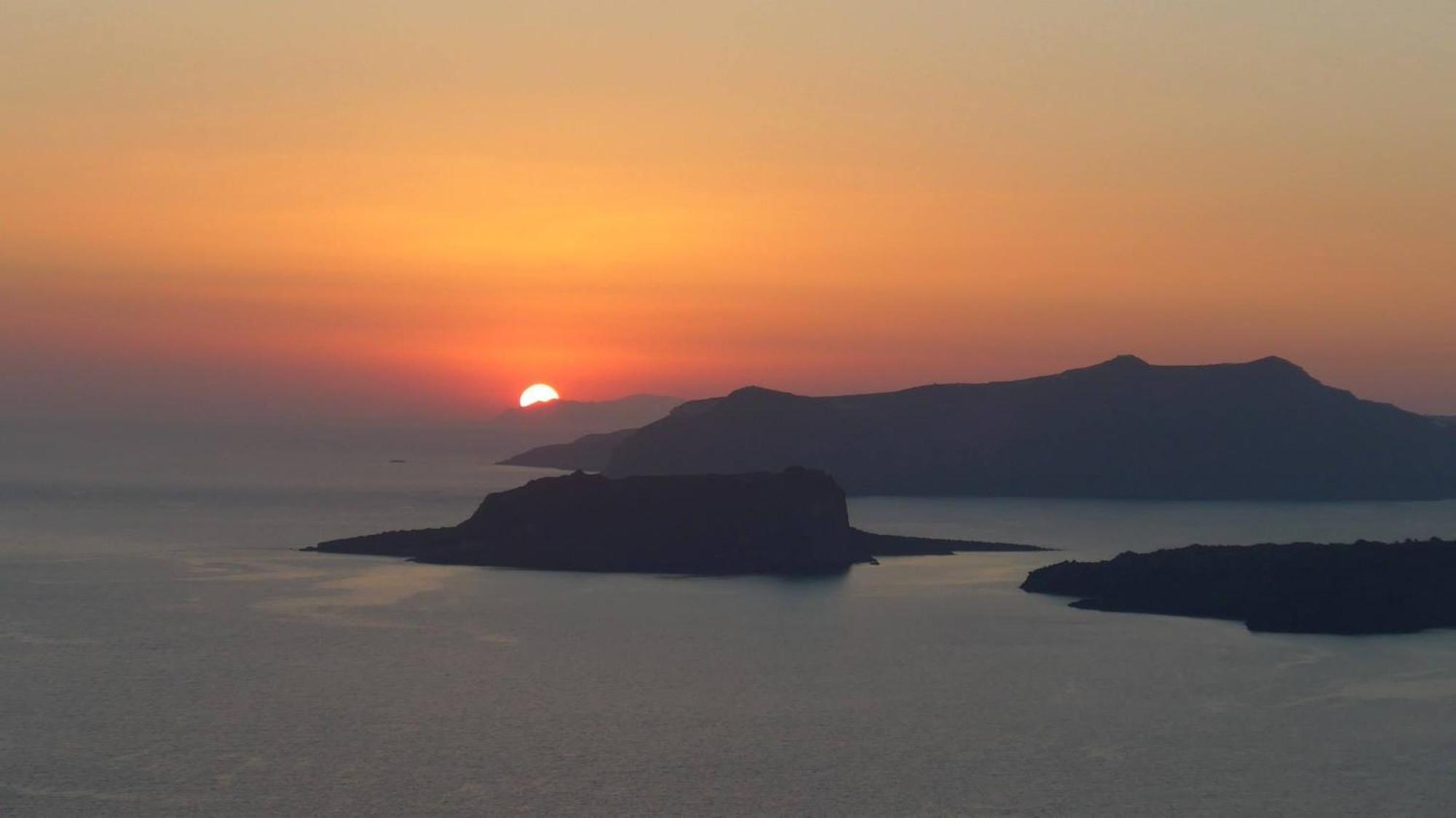 Spectacular View Caldera St V Daire Megalochori  Dış mekan fotoğraf